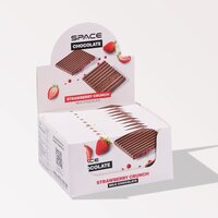 Батончик Spacefood Space Chocolate Strawberry Crunch, 10*25 грам