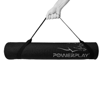 Килимок для йоги та фітнесу PowerPlay 4010, 173x61x0.6, Black