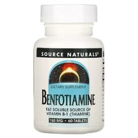 Source Naturals Benfotiamine 150 mg, 60 таблеток