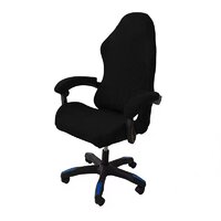 Чехол для мебели Эластичный защитный чехол на игровое кресло с подлокотниками SEMI, XL - Black