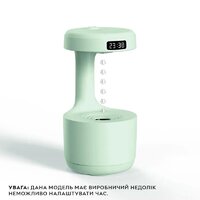 Зволожувач повітря портативний Kinscoter DQ-011 Anti Gravity Humidifier електричний 800 мл, Green