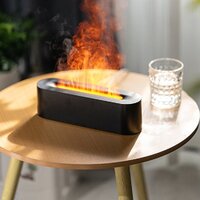 Зволожувач повітря Kinscoter DQ-709 Nordic Style Flame V2, Black