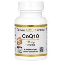 California Gold Nutrition CoQ10 100 mg, 30 вегакапсул