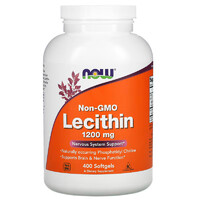 NOW Lecithin 1200 mg, 400 капсул