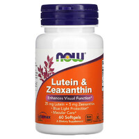 NOW Lutein & Zeaxanthin, 60 капсул