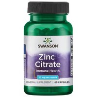Swanson Zinc Citrate 30 mg, 60 капсул