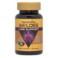 Natures Plus Age-Less Lung Support, 90 капсул