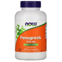 NOW Fenugreek 500 mg, 250 капсул