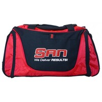 Сумка спортивна SAN, чорно-червона
