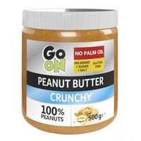 Замінник харчування GoOn Peanut butter, 500 грам (Crunchy) - скляна банка