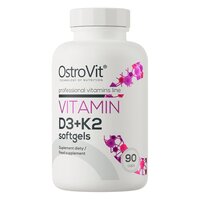 OstroVit Vitamin D3+K2, 90 капсул
