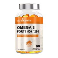 Жирні кислоти True Health Omega 3 Forte 500/250, 90 капсул
