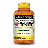 Mason Natural Milk Thistle (Silymarin) Standardized Extract, 60 капсул