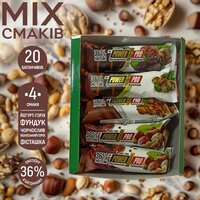 Батончик Power Pro 36% Protein Bar with Nuts, 20*60 грам