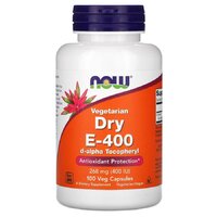 NOW Vegetarian Dry E-400, 100 вегакапсул