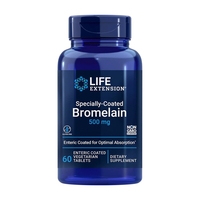 Life Extension Specially Coated Bromelain, 60 таблеток