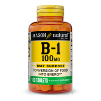Mason Natural Vitamin B1 100 mg, 100 таблеток
