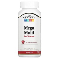 Вітаміни та мінерали 21st Century Mega Multi for Women, 90 таблеток