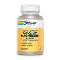 Solaray Calcium & Magnesium Amino Acid, 90 капсул