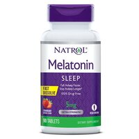 Натуральна добавка Natrol Melatonin 5mg Fast Dissolve, 90 таблеток ТЕРМІН 03.26