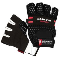 Рукавички для фітнесу Power System PS-2100 EVO, Black/Red