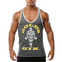 Чоловіча майка Golds Gym Stringer Joe Contrast (GGVST004), світло сіра