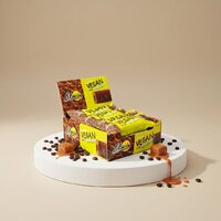 Батончик FitWin Vegan Bar БЛОК, 12*60 грам - кава-солона карамель