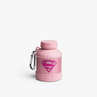Контейнер для спортивного питания Smart Shake Whey2Go DC, 110 мл, Supergirl