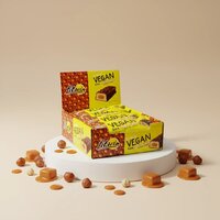 Батончик FitWin Vegan Bar БЛОК, 12*50 грамм - фундук-карамель