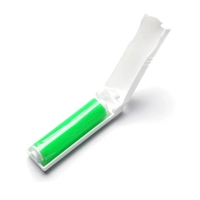 Багаторазовий липкий ролик для чищення одягу Semi Mini складаний, Green