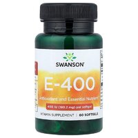 Swanson Vitamin E 400 IU (180 mg), 60 капсул