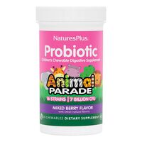 Пробіотики і пребіотики Natures Plus Animal Parade Probiotic, 30 жувальних таблеток