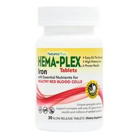 Natures Plus Hema-Plex Jar, 30 таблеток
