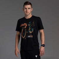 Чоловіча футболка Trec Nutrition Endurance Tri Bike 127, Black