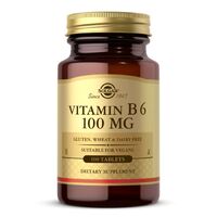 Solgar Vitamin B6 100 mg, 100 таблеток