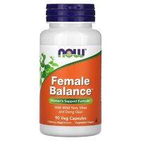 Натуральна добавка NOW Female Balance, 90 вегакапсул