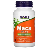 NOW Maca 500 mg, 100 вегакапсул