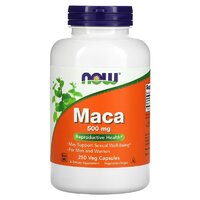 NOW Maca 500 mg, 250 вегакапсул