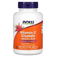 NOW Vitamin C Crystals, 227 грамм