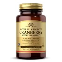 Solgar Natural Cranberry with Vitamin C, 60 вегакапсул