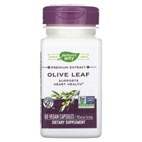 Nature's Way Olive Leaf Premium Extract, 60 капсул