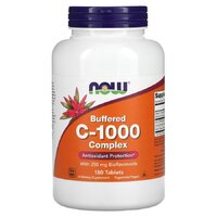 NOW Vitamin C-1000 Complex Buffered, 180 таблеток