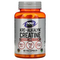 Креатин NOW Sports Kre-Alkalyn Creatine, 120 капсул