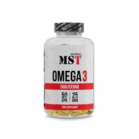 Жирні кислоти MST Omega 3 Triglyceride 75%, 180 капсул