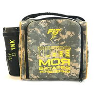 Сумка Fit XL (+ шейкер, 6 контейнерів, ак.холода), чорно червона