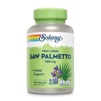 Натуральная добавка Solaray True Herbs Saw Palmetto 580 mg, 180 вегакапсул