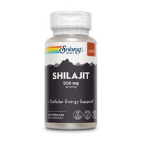 Натуральная добавка Solaray Shilajit 500 mg, 60 вегакапсул