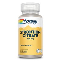 Витамины и минералы Solaray Biocitrate Strontium 250 mg, 60 вегакапсул