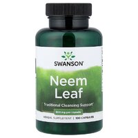 Натуральная добавка Swanson Neem Leaf 500 mg, 100 капсул