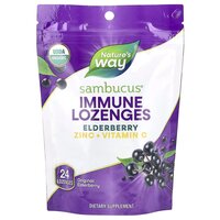 Nature's Way Sambucus Immune Lozenges, 24 леденца